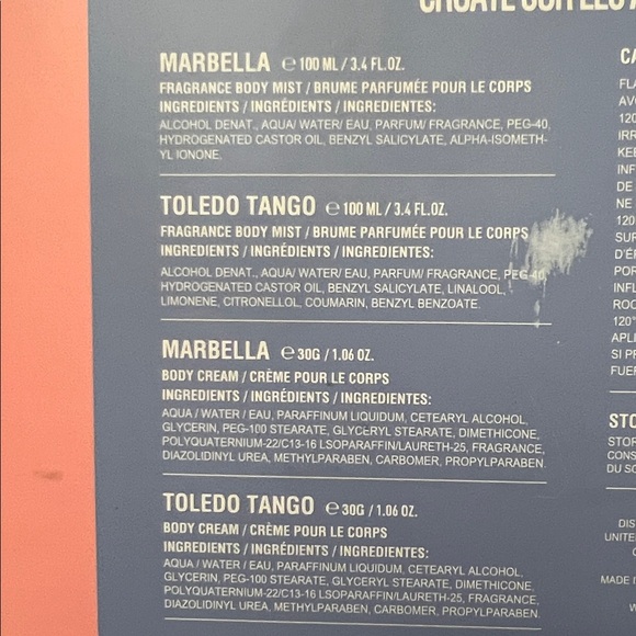 SOLO EN IBIZA 4 piece FRAGRANCE BODY MIST and BODY CREAM SET-NIB - Picture 3 of 6